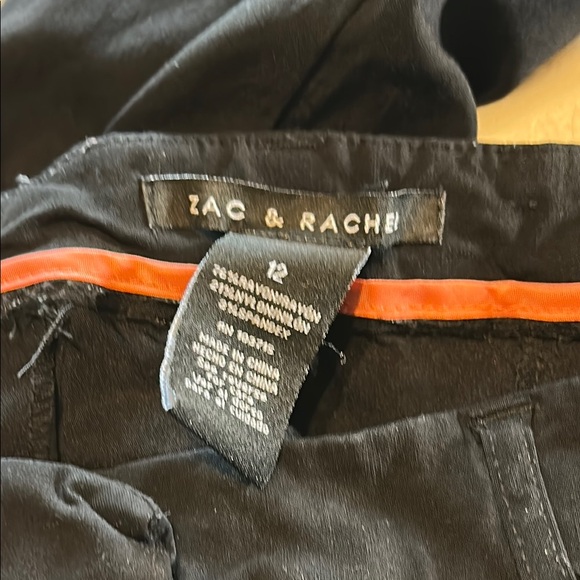 Zac & Rachel Black Ankle Cropped Pants - Picture 7 of 8